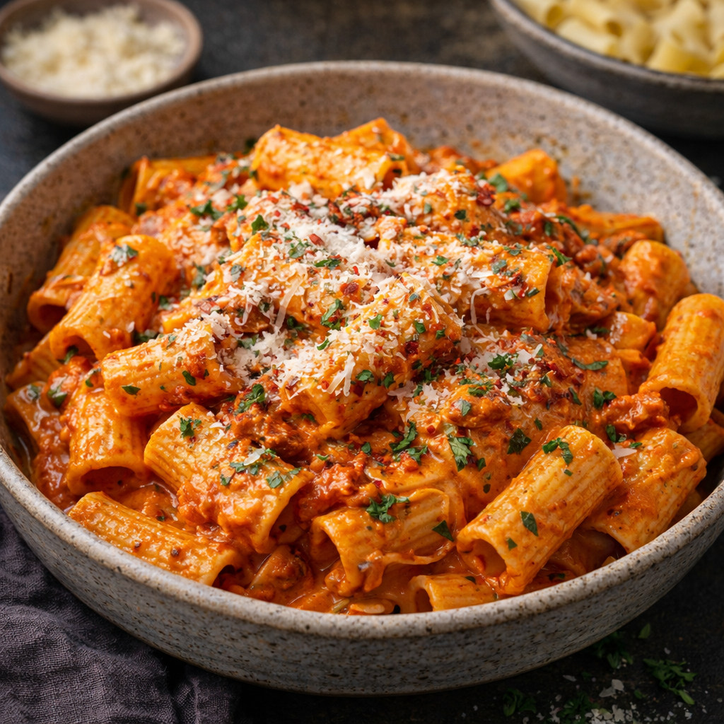 Creamy Red Pepper Pasta